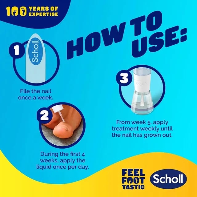 Scholl 2 in 1 Fungal Nail Treatment - Image 3